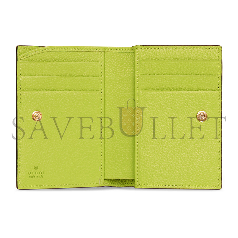 GUCCI BI-COLOR GG MARMONT SMALL WALLET ‎841360 (11*8.5*3cm)